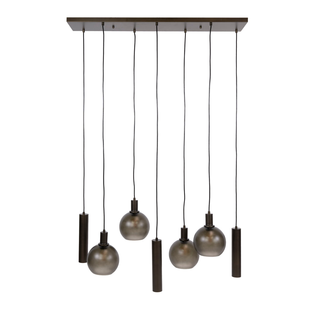 Pendant Lamp Sfera Tricolore 4+3 Sockets
