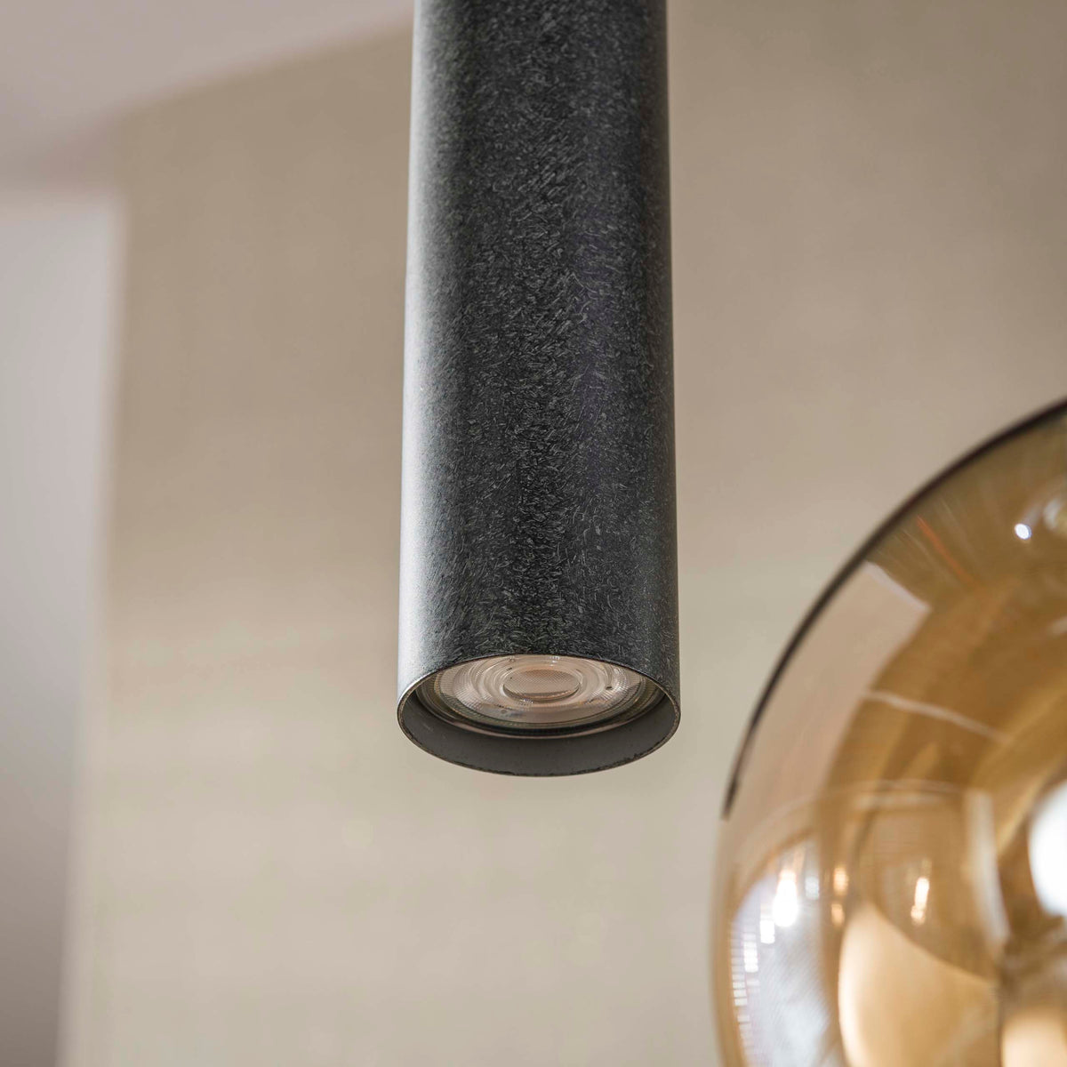 Pendelleuchte Sfera Tricolore gestuft 5-Fassungen