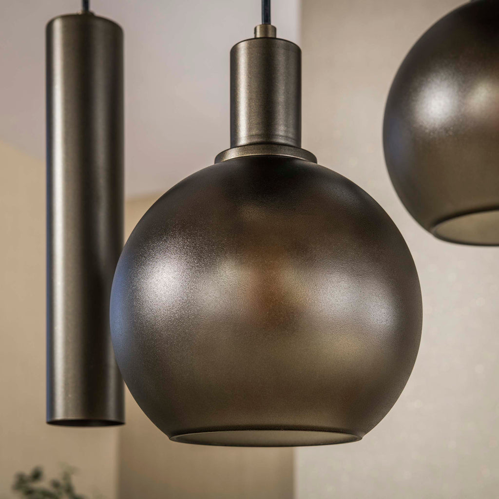 Pendelleuchte Sfera Tricolore gestuft 5-flammig