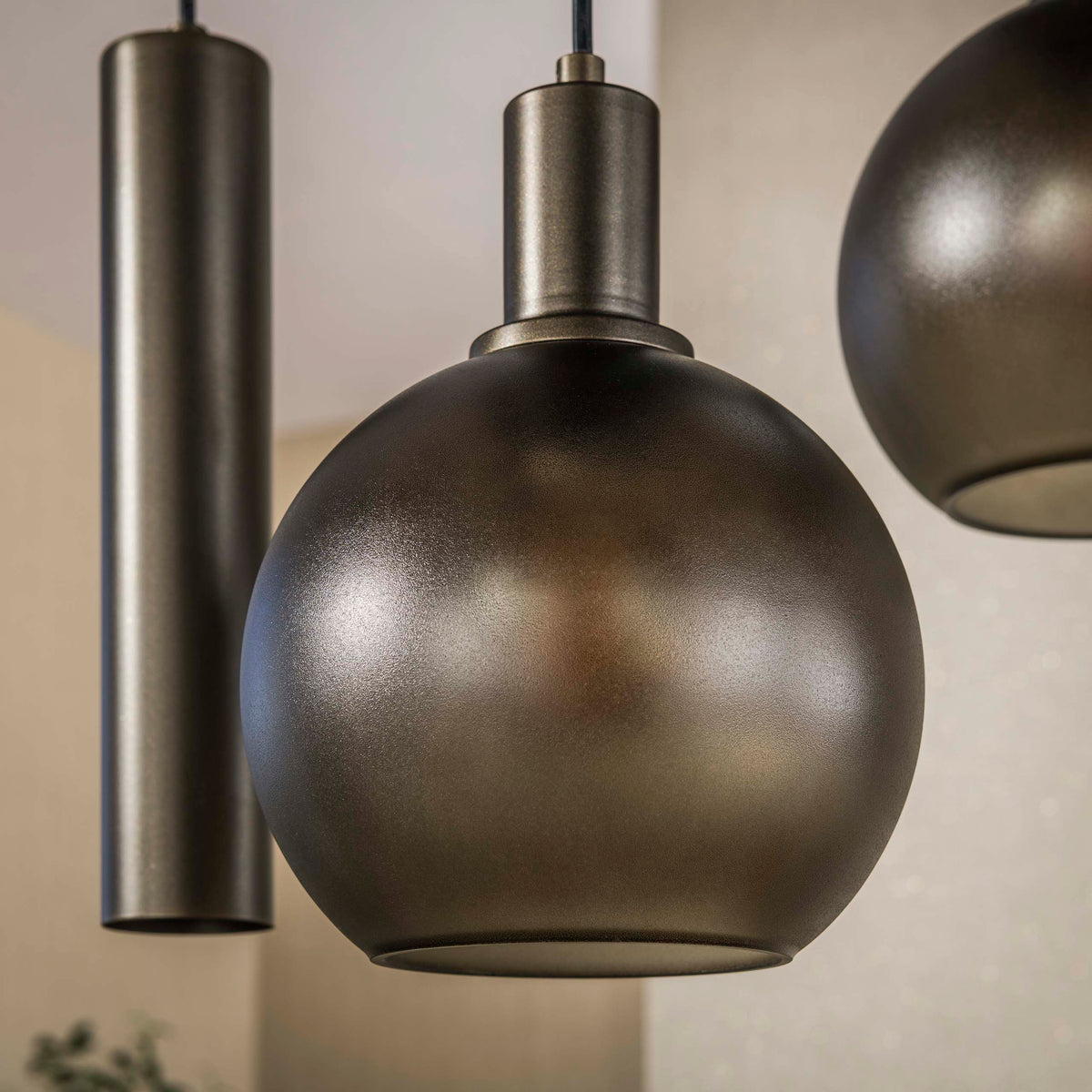 Pendelleuchte Sfera Tricolore gestuft 5-flammig
