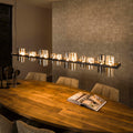 Pendant Lamp Cylinder Glass 14 Sockets