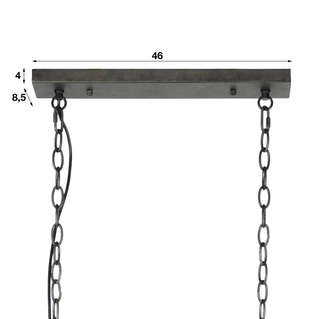 Pendelleuchte Cylinder Wire 2-Fassungen