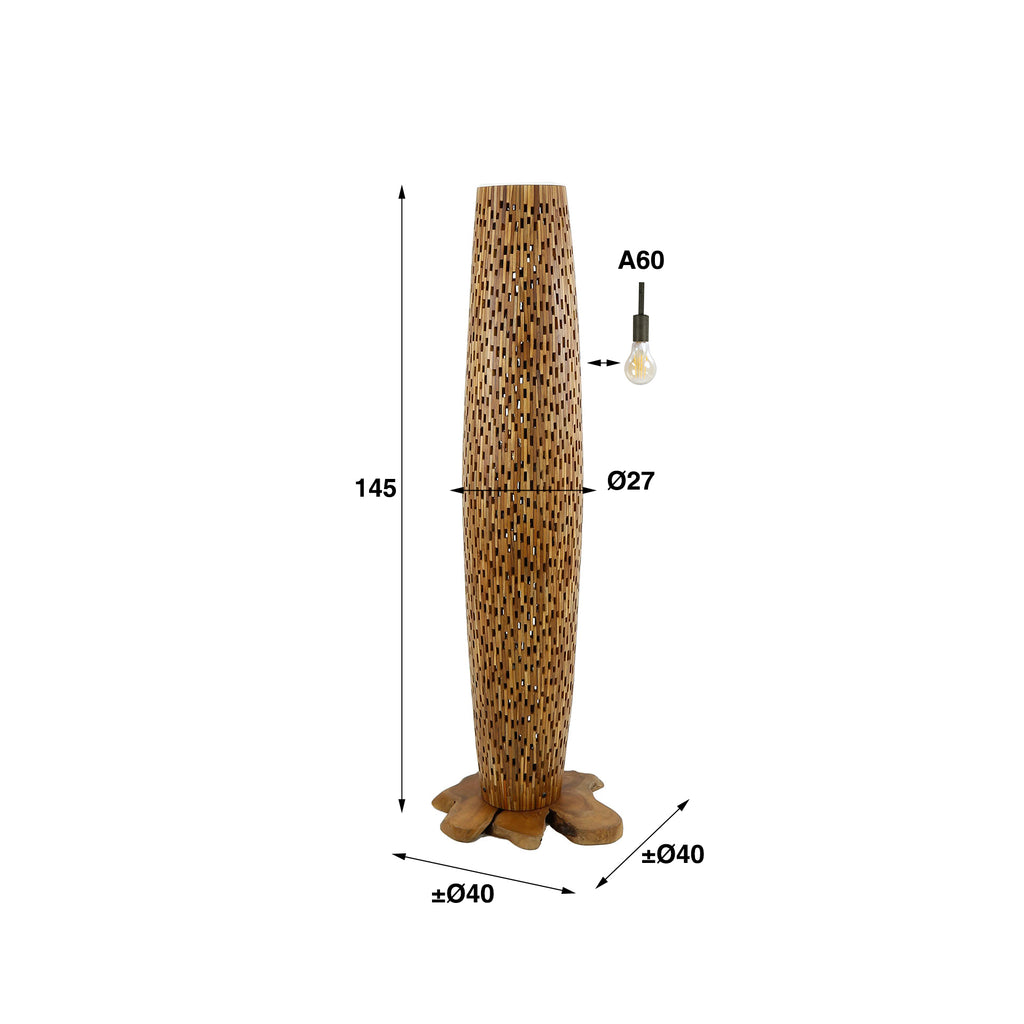 Stehleuchte Bars M 3-flammig