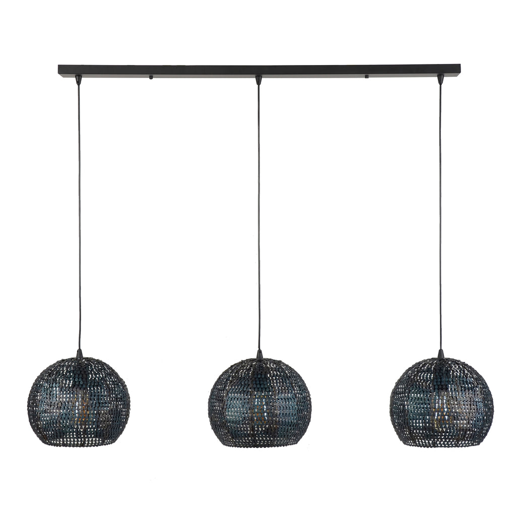 Pendant lamp Armor Orb 3-socket