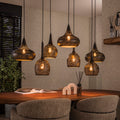 Pendant Lamp Zip 4+3 Sockets