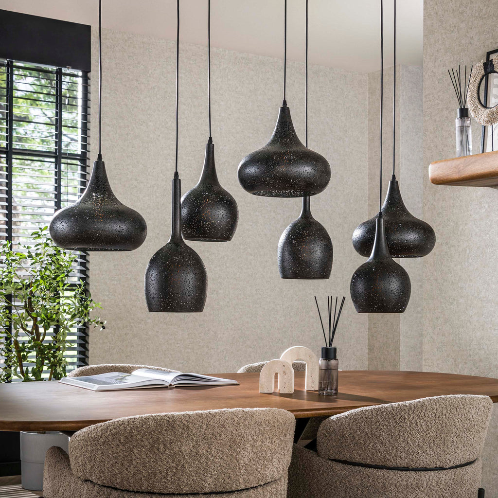 Pendant Lamp Zip 4+3 Sockets