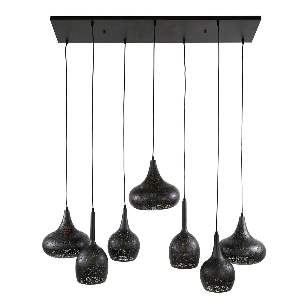 Pendant Lamp Zip 4+3 Sockets