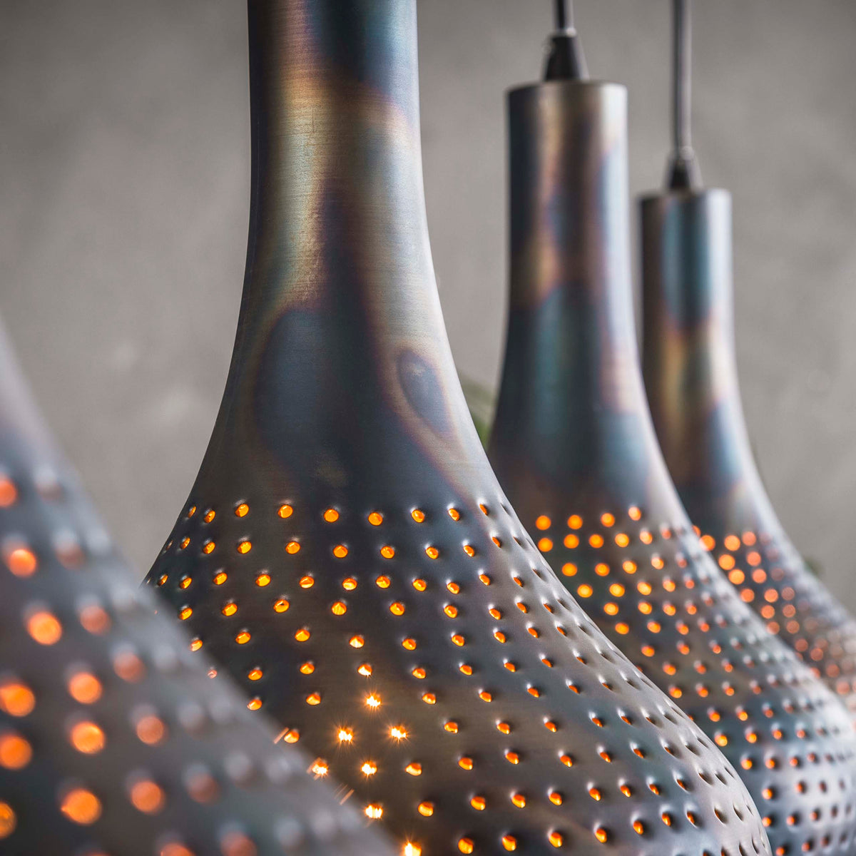 Pendelleuchte Punch Cone 4-Fassungen