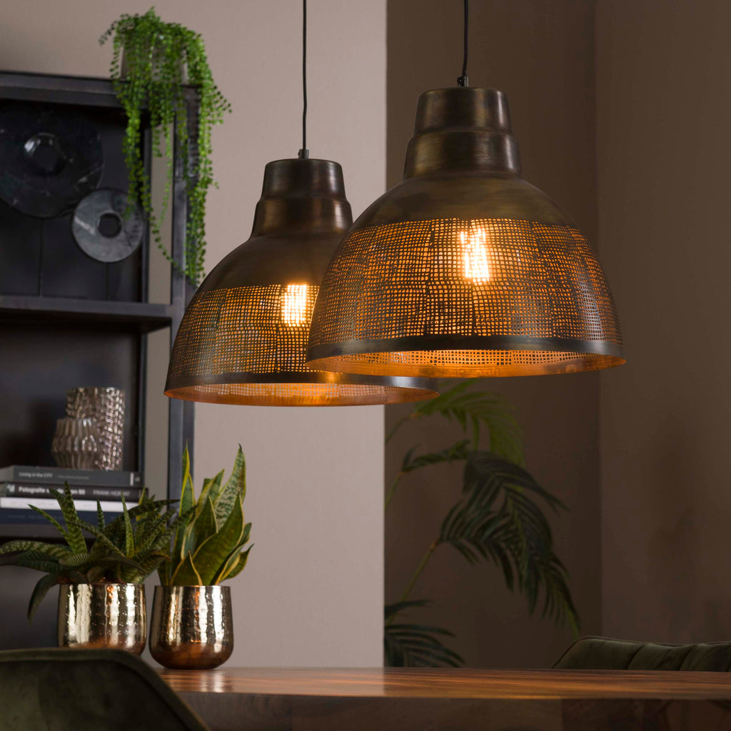 Pendant lamp Screen 2 sockets