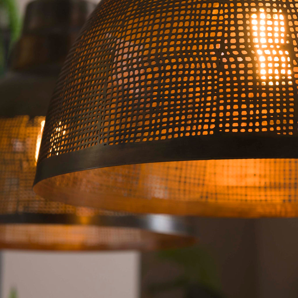 Pendant lamp Screen 2 sockets