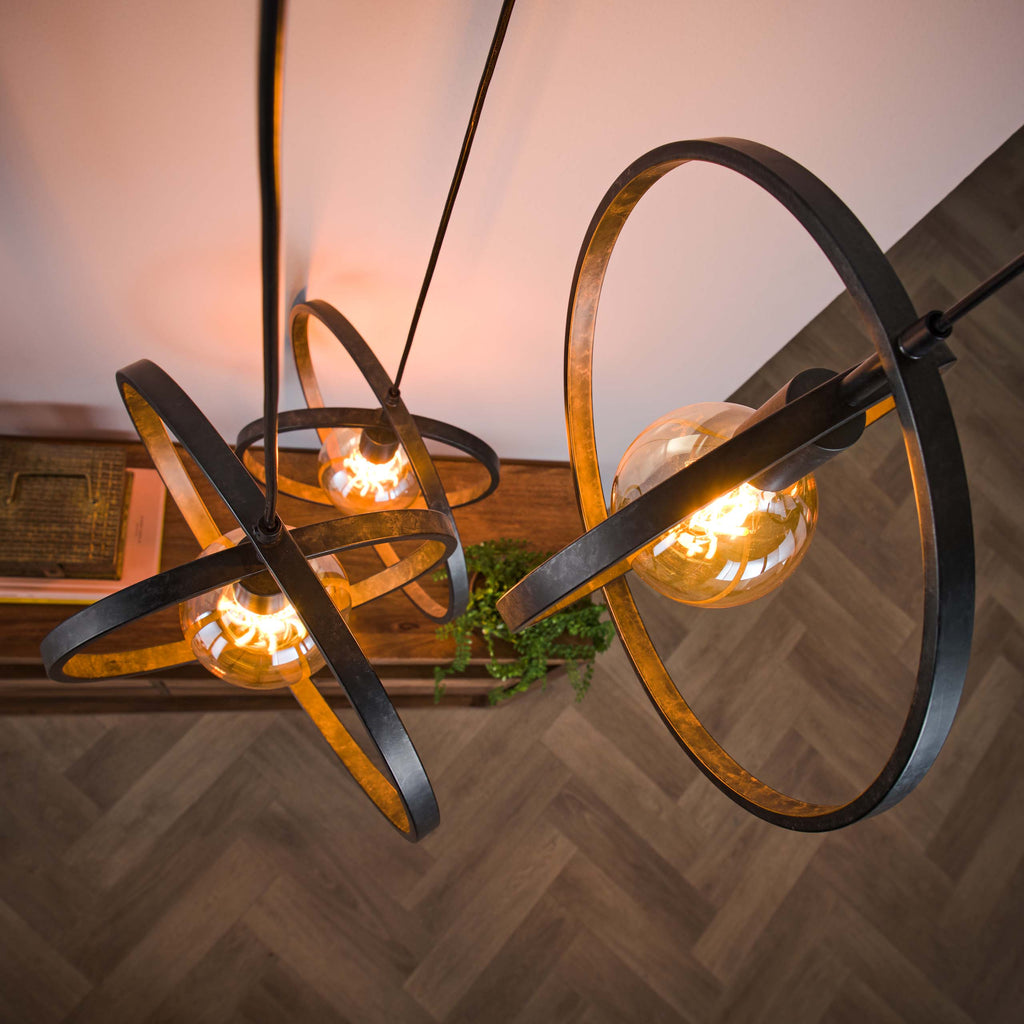 Pendelleuchte Turn Around gestuft 3-flammig