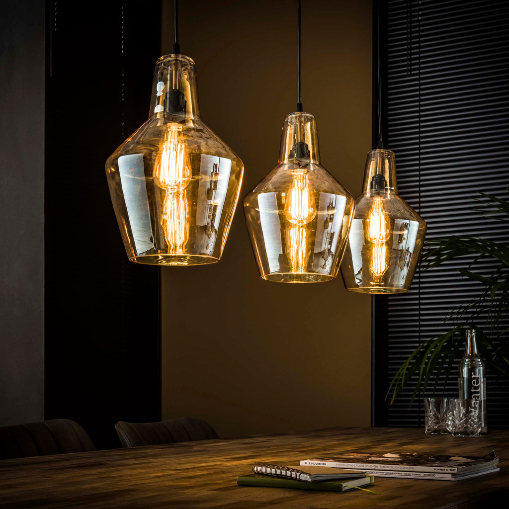 Pendelleuchte Glass Cone 3-Fassungen