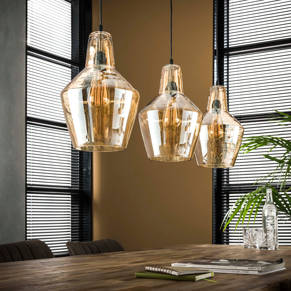 Pendelleuchte Glass Cone 3-Fassungen