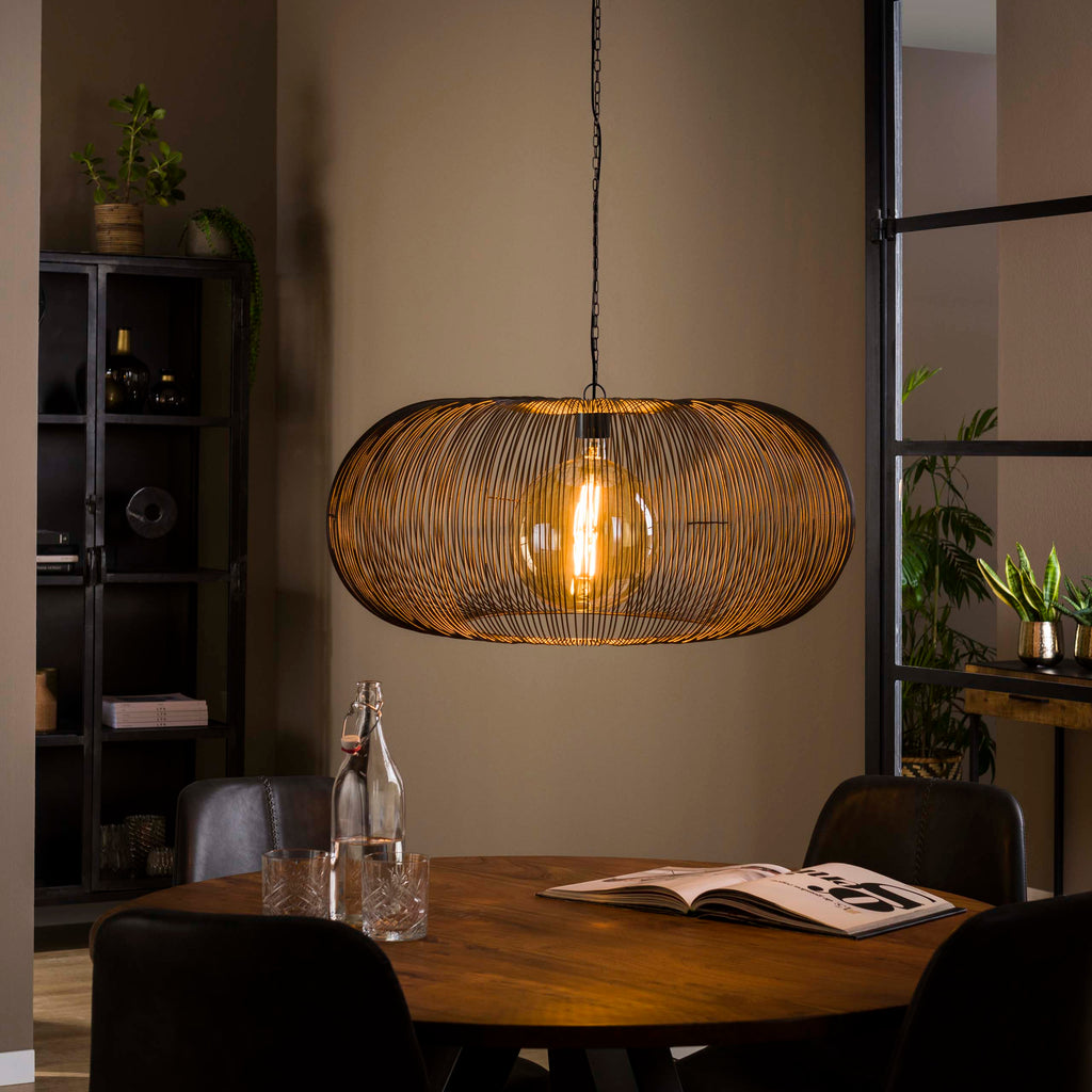 Pendelleuchte Copper Twist 1-Fassung Ø70cm