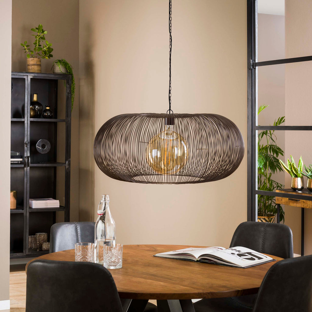 Pendelleuchte Copper Twist 1-Fassung Ø70cm