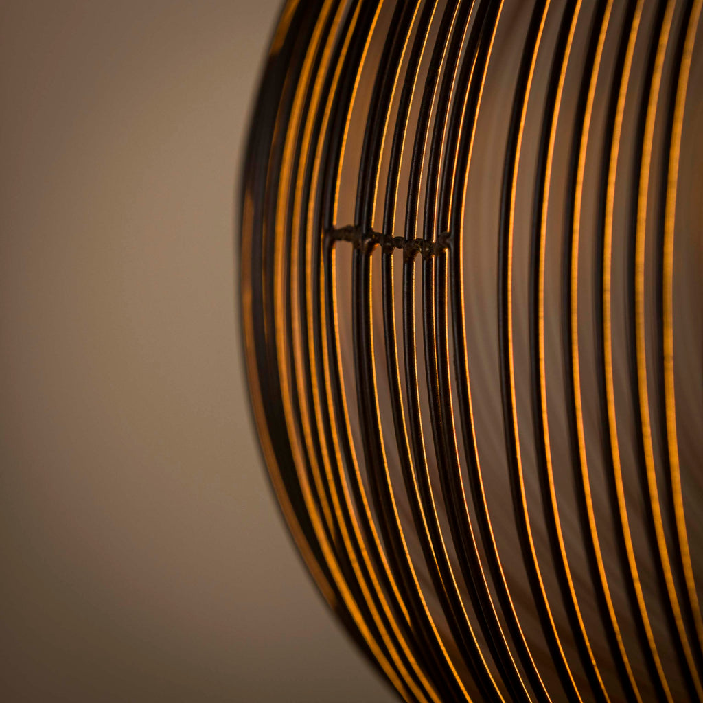 Pendelleuchte Copper Twist 1-Fassung Ø70cm