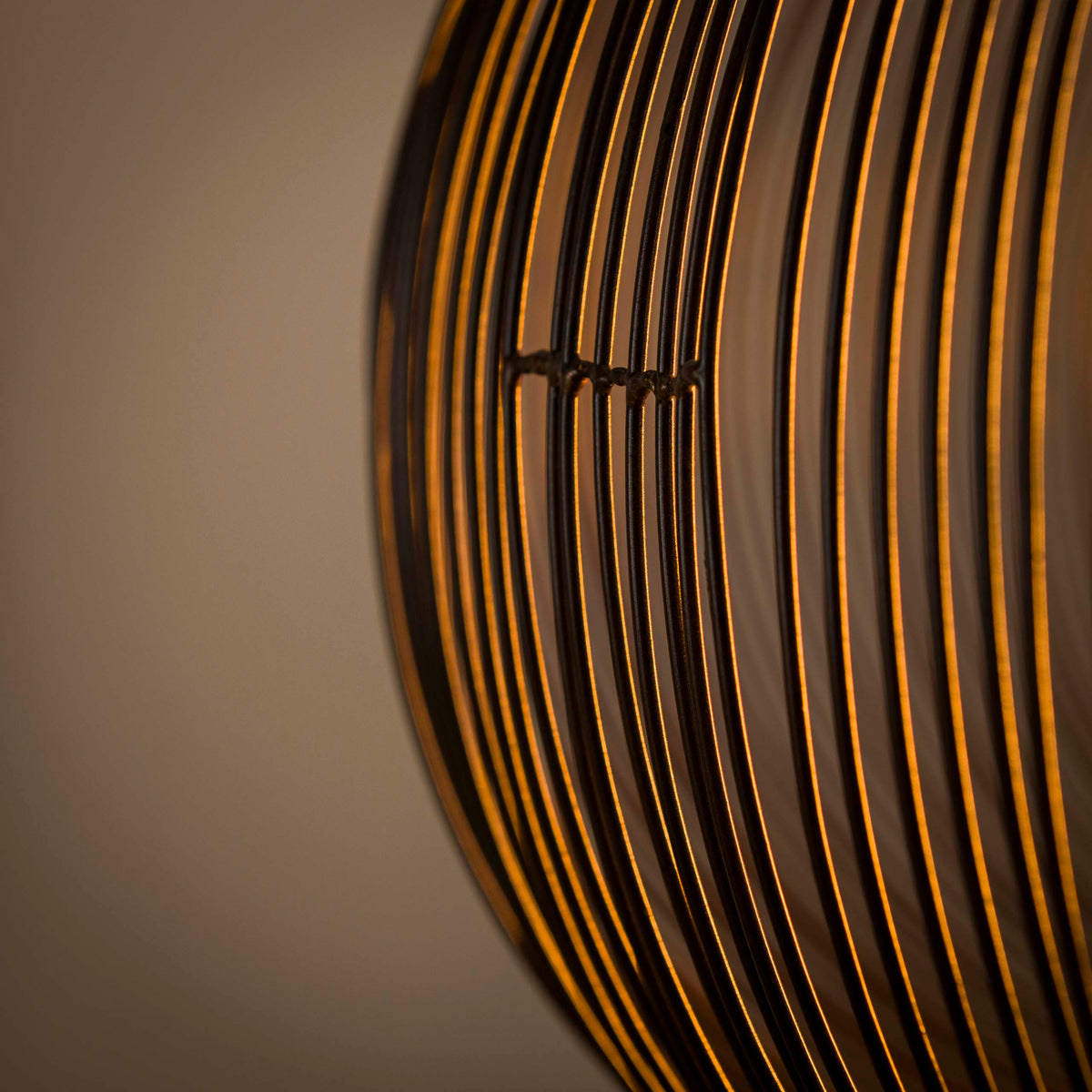 Pendelleuchte Copper Twist 1-flammig Ø70cm