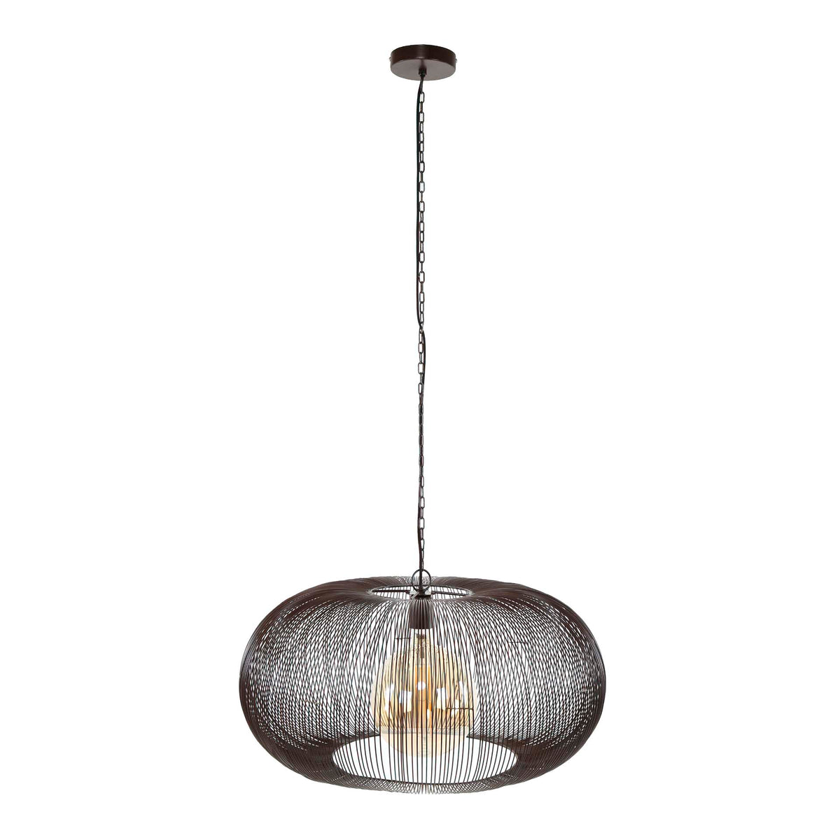 Pendelleuchte Copper Twist 1-flammig Ø70cm