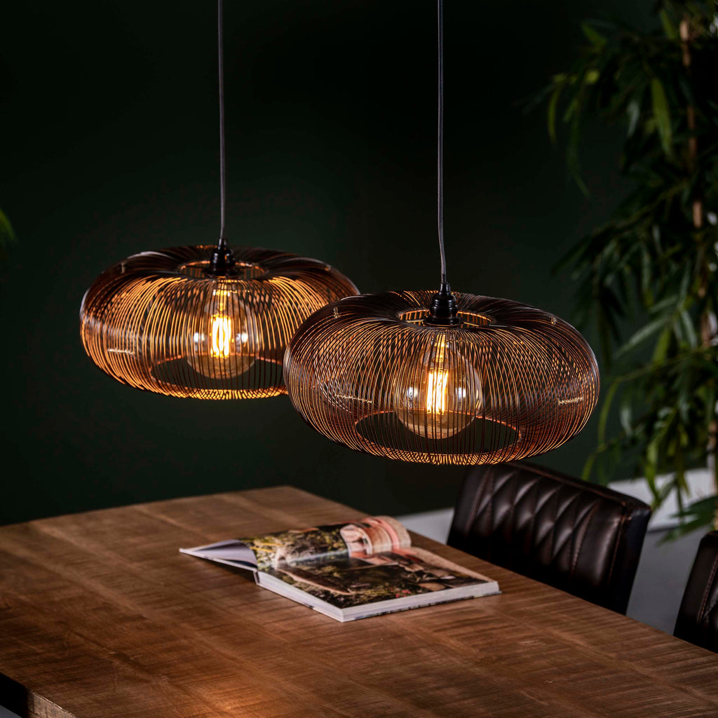 Pendelleuchte Copper Twist 2-Fassungen