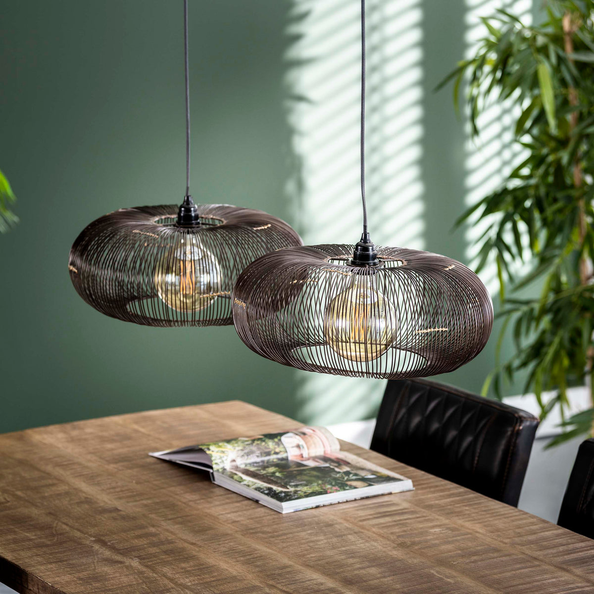 Pendelleuchte Copper Twist 2-flammig