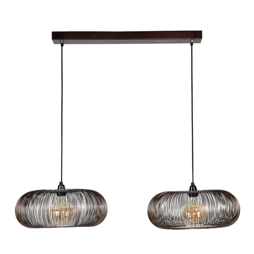 Pendelleuchte Copper Twist 2-Fassungen