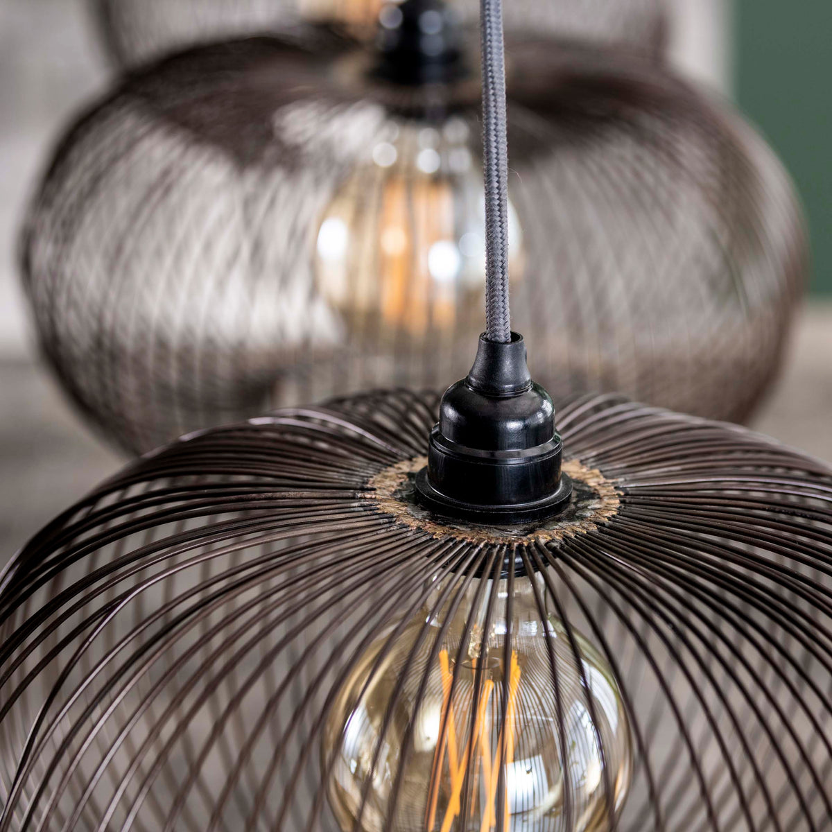 Pendelleuchte Copper Twist 4-flammig