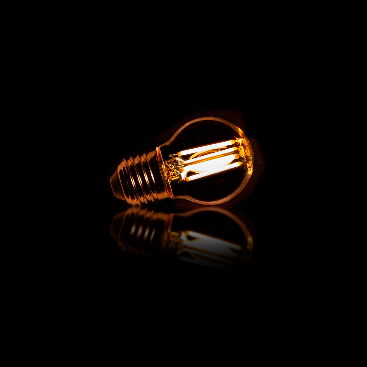 LED-Glühbirne [G45] Filament Globus Ø4,5cm